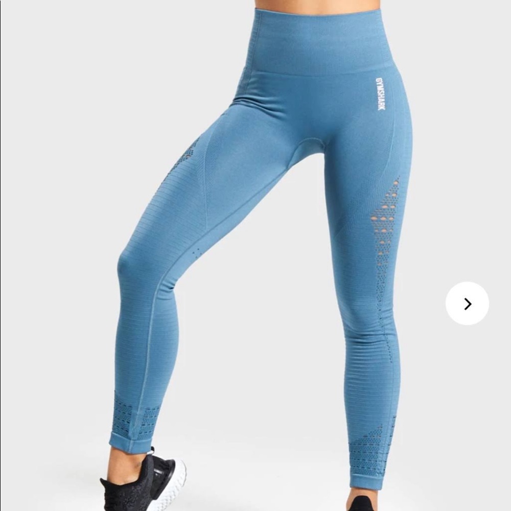 Gymshark - Energy+ Seamless Leggings - Blue XS